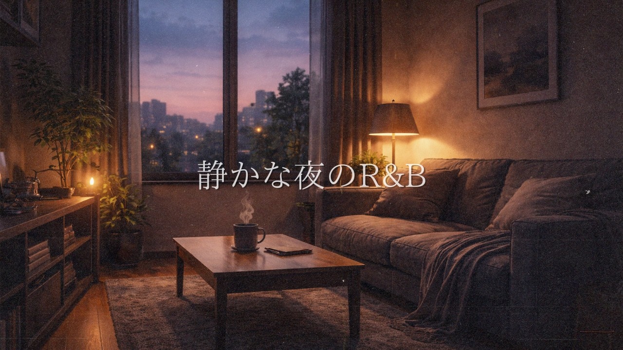 静かな夜のR&B｜やさしく落ち着くチルR&B・夜のひとり時間に