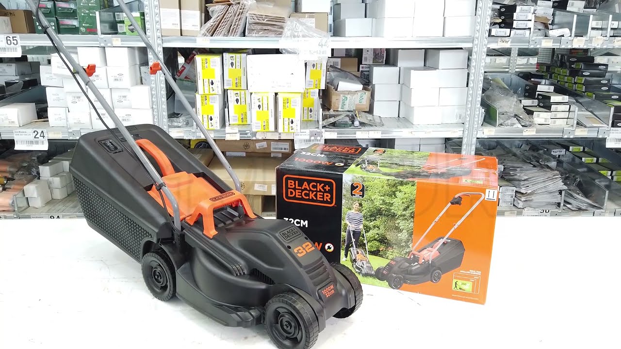Unboxing y Montaje Cortacésped eléctrico Black & Decker BEMW351-QS - cuchilla 32 cm