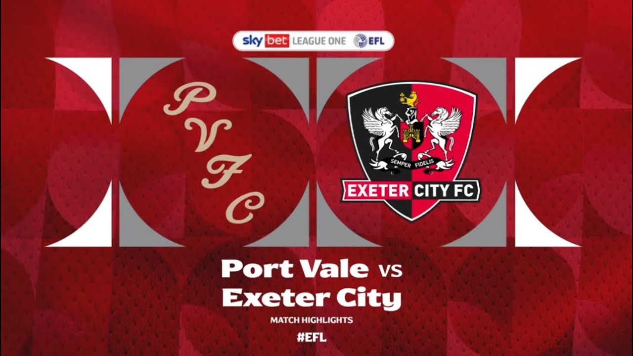 Port Vale V Exeter City