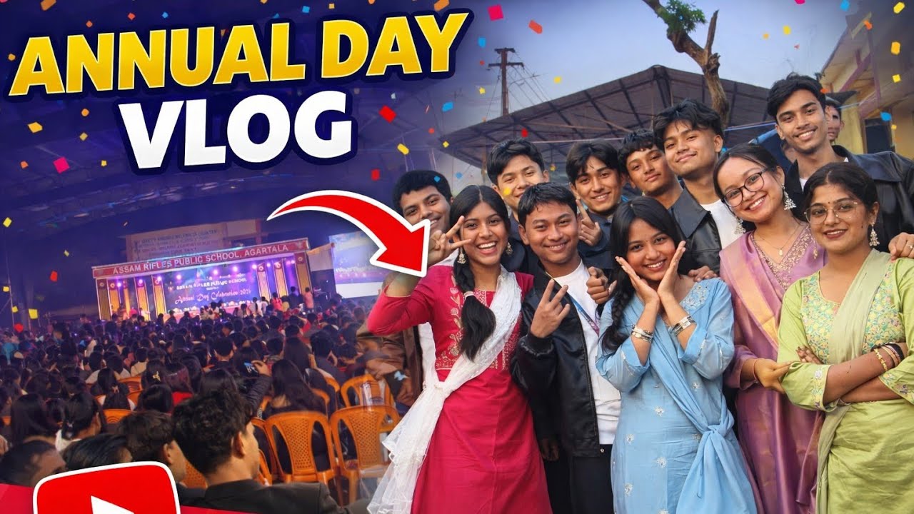Annual Day vlog 🕺🏻|| 📍ARPS AGT || 