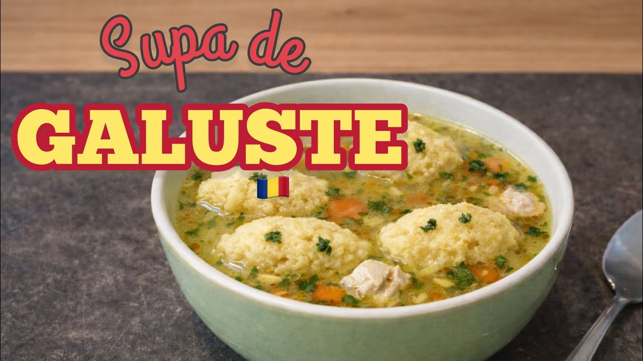 Quick Romanian Dumpling Soup (Ciorbă cu Găluște) | Fluffy Semolina Dumplings Recipe