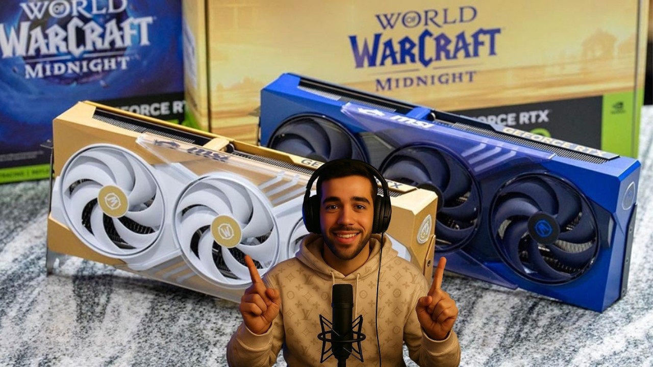 MSI RTX 5070 Midnight WOW Edition  The Most Beautiful GPU Ever Made for World of Warcraft Fans ⚔️