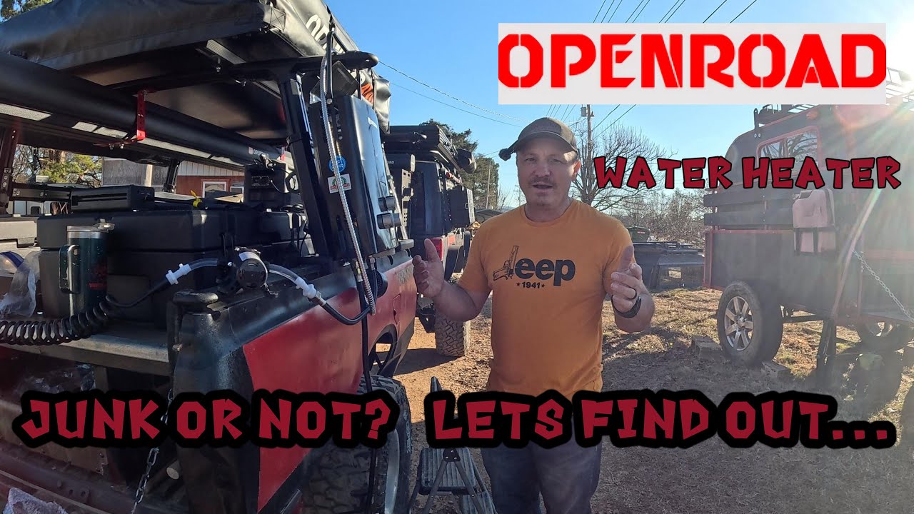 Unbox and Install the Openroad4wd Water Heater in my DIY Overland Trailer ⁨@openroad4wd_official⁩
