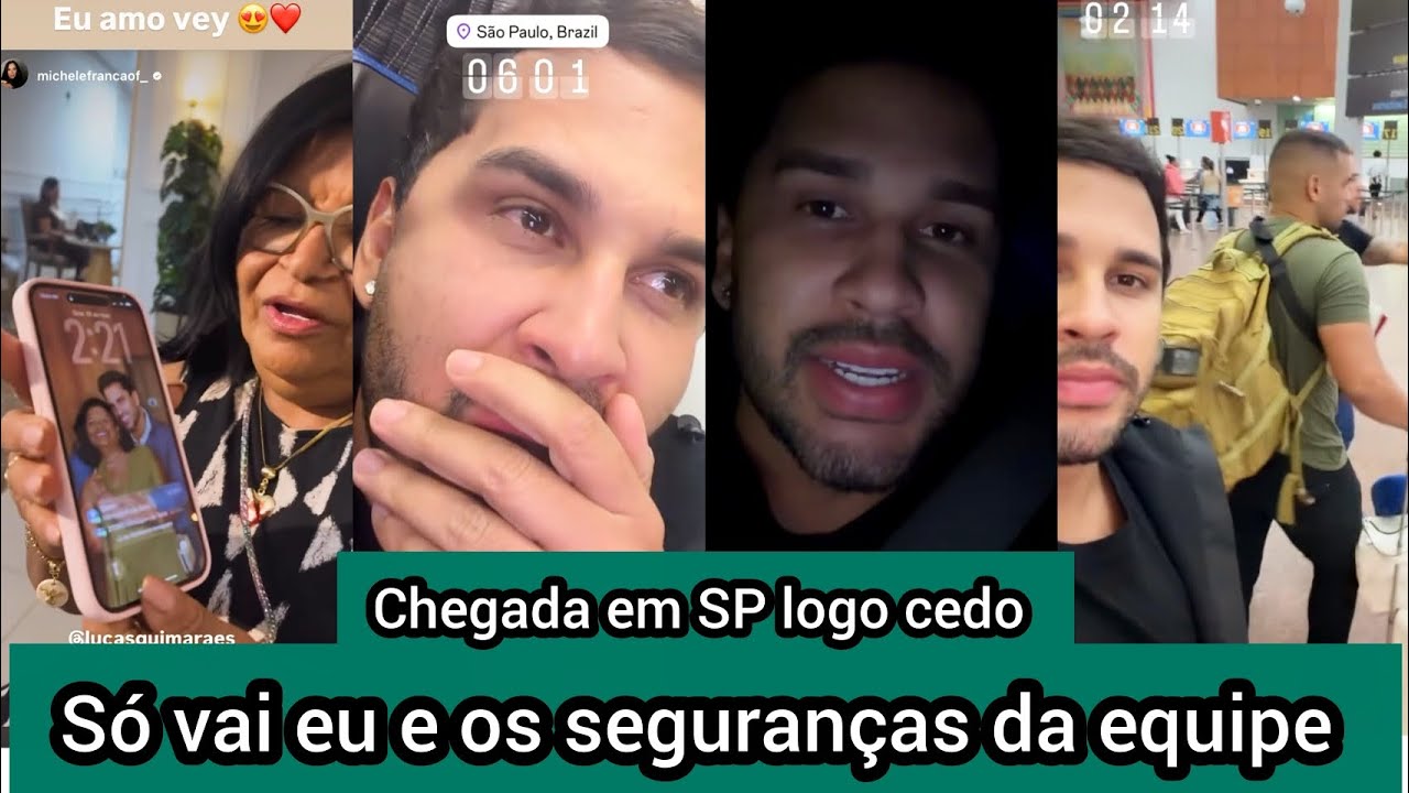 Lucas Guimarães viaja de madrugada pra São Paulo e revela como é ser chefe de uma equipe grande 