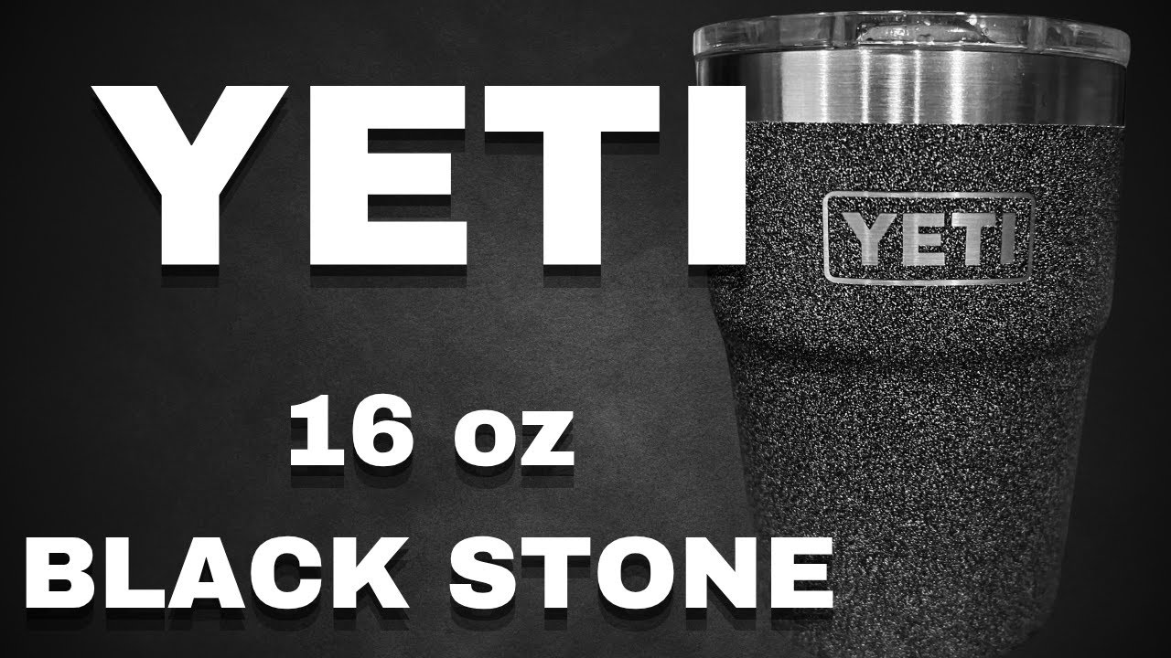 Обзор YETI 16 унций Black Stone Rambler