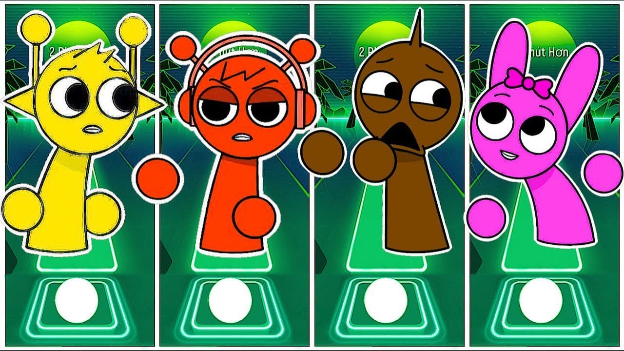 Can Sprunki Beat Tiles Hop s Hardest Level !