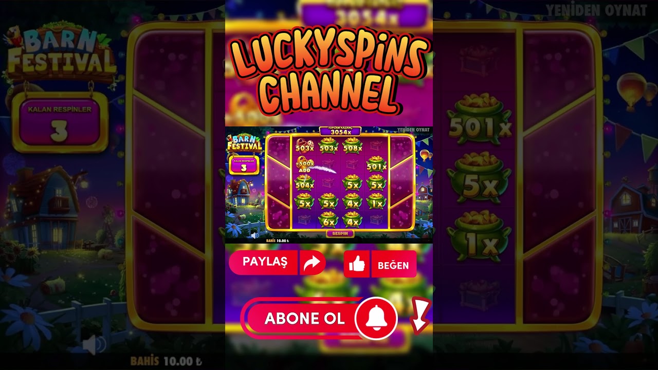 🔥BARN FESTIVAL SLOT 🔥 MAXWİN 20.000X 🔥 #casino #slots #bigwin