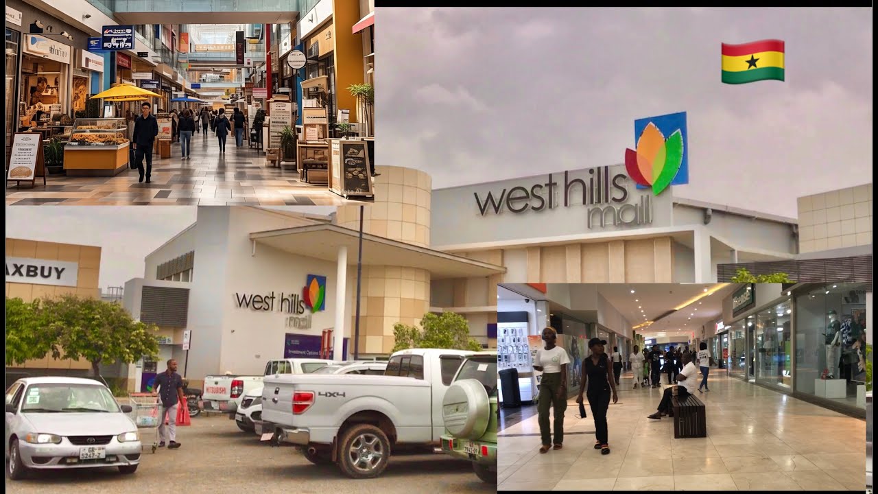 Touring the biggest shopping mall in West Africa | Westhills mall | Ghana shopping malls