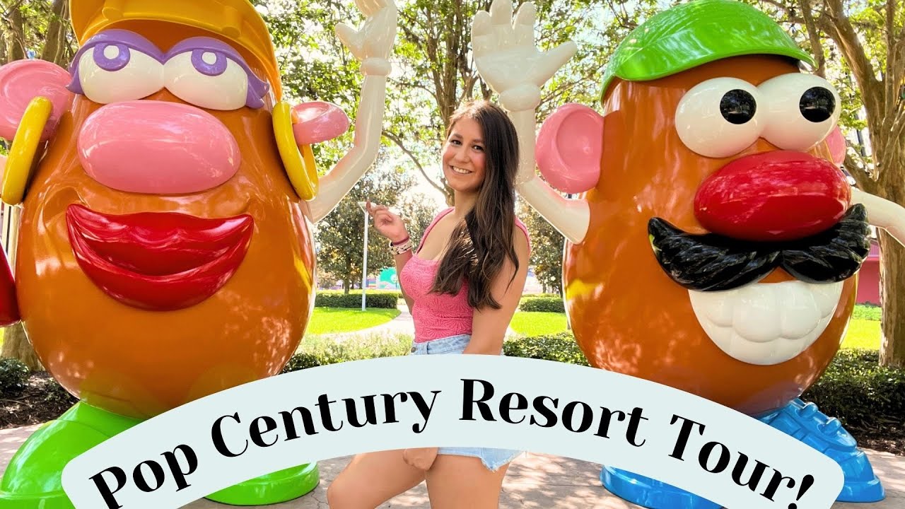WDW FULL Pop Century Room & Resort Tour
