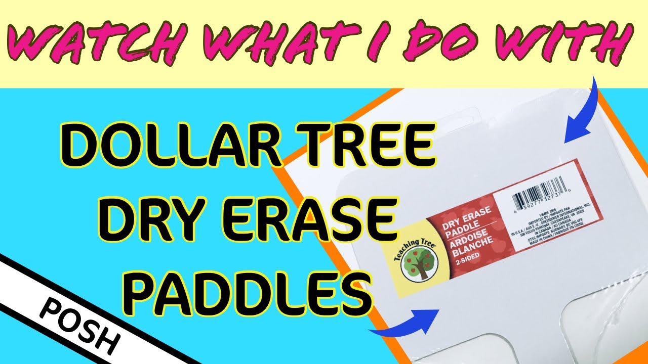 SUPER DOLLAR TREE HACK/ LOOK At What I Do With Dollar Tree DRY ERASE BOARDS/ Upscale Dollar Tree DIY