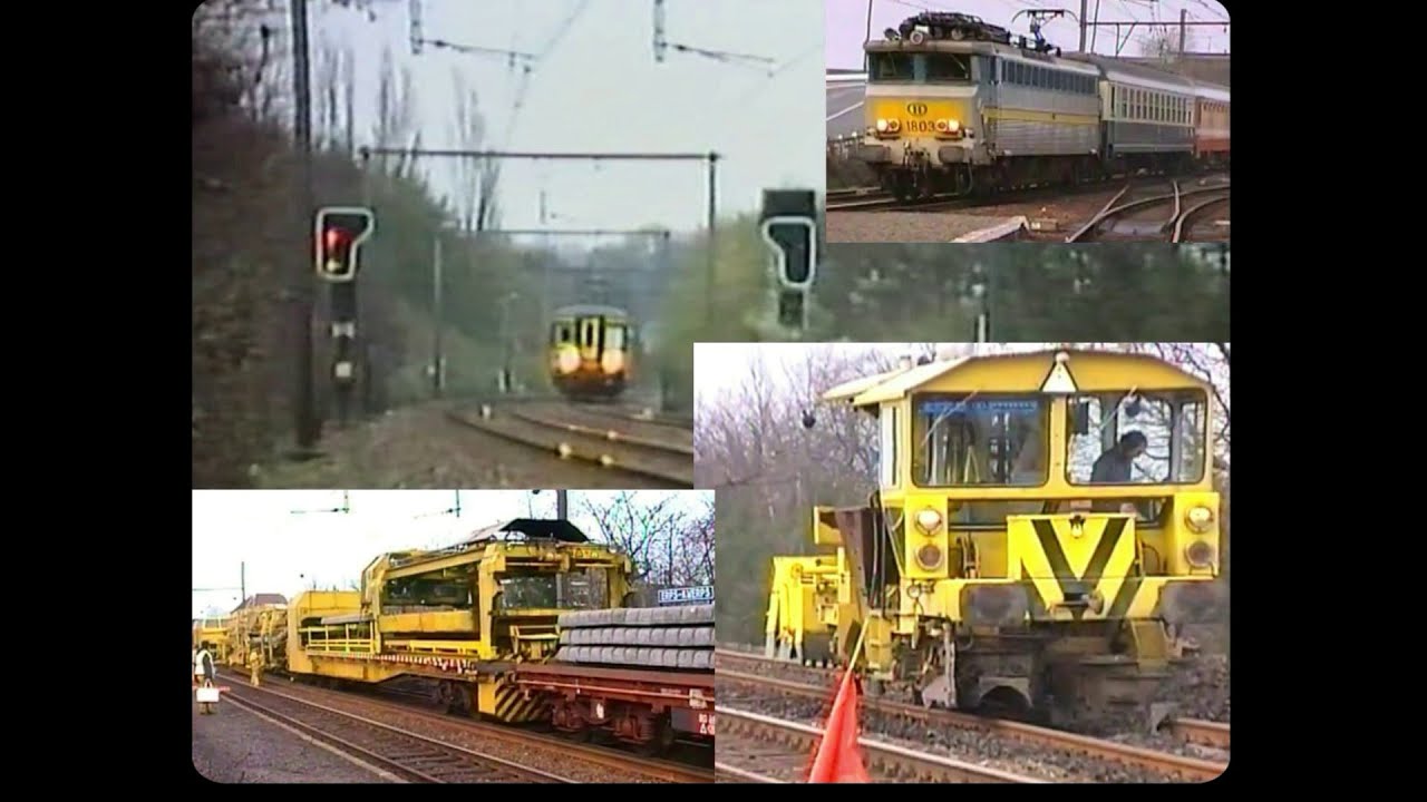 (52) NMBS-SNCB – L36 Track Work  between Erps-Kwerps and Kortenberg with modified train service