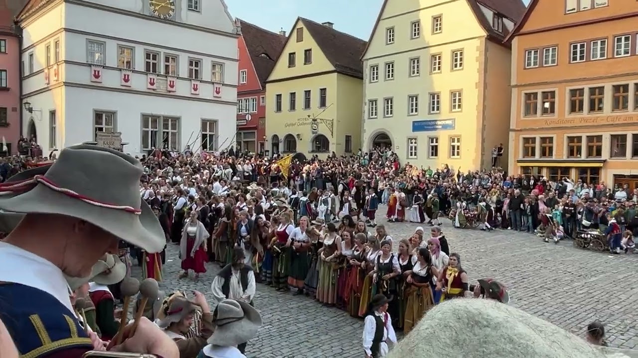 Rothenburg ob der Tauber “Der Meistertrunk” Pfingsten 2025