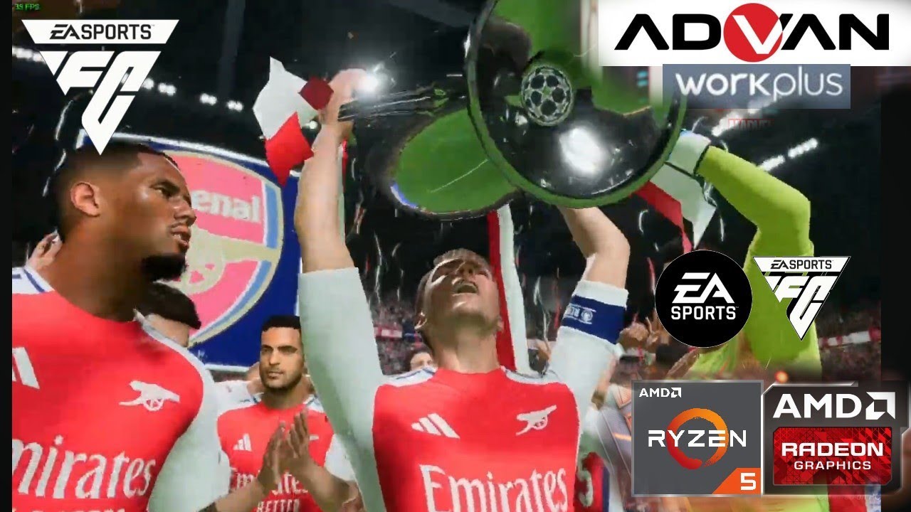 EA FC 2025 tes di Advan Workplus Ryzen 5 6600H lancar 60 fps