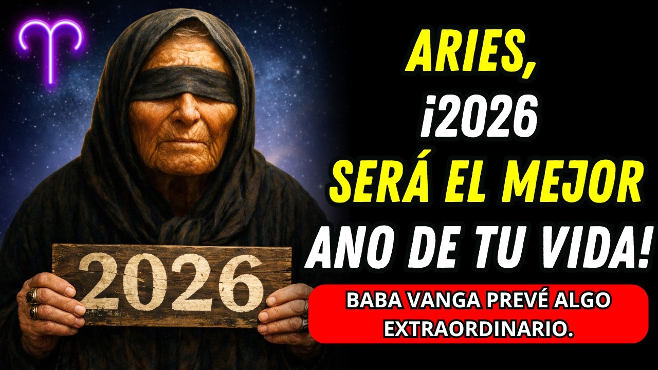 Aries, ¡2026 Será el Mejor Año de Tu Vida! Baba Vanga te Explica Por Qué.