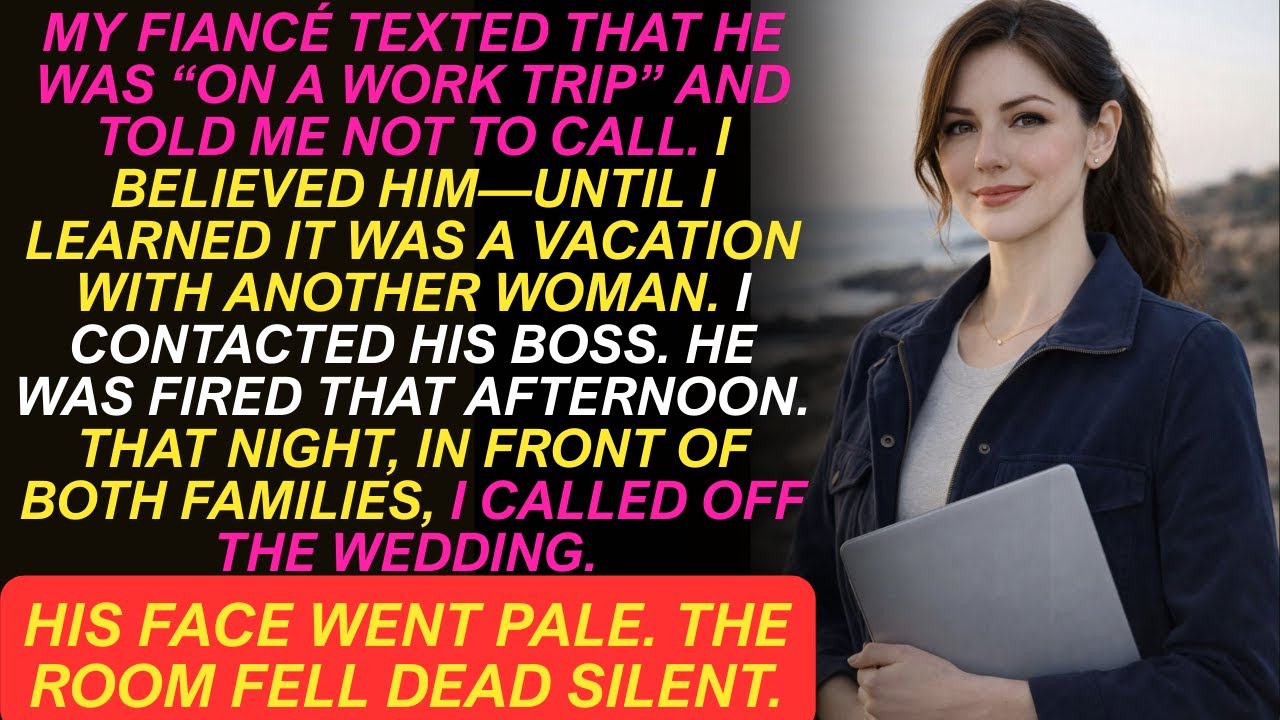 My fiancé texted he was “on a work trip” and told me not to call. I believed him… until the truth.