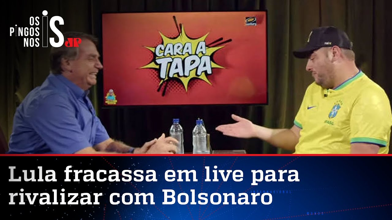 No Cara a Tapa, Bolsonaro desmente fake news da imprensa e rebate Lula