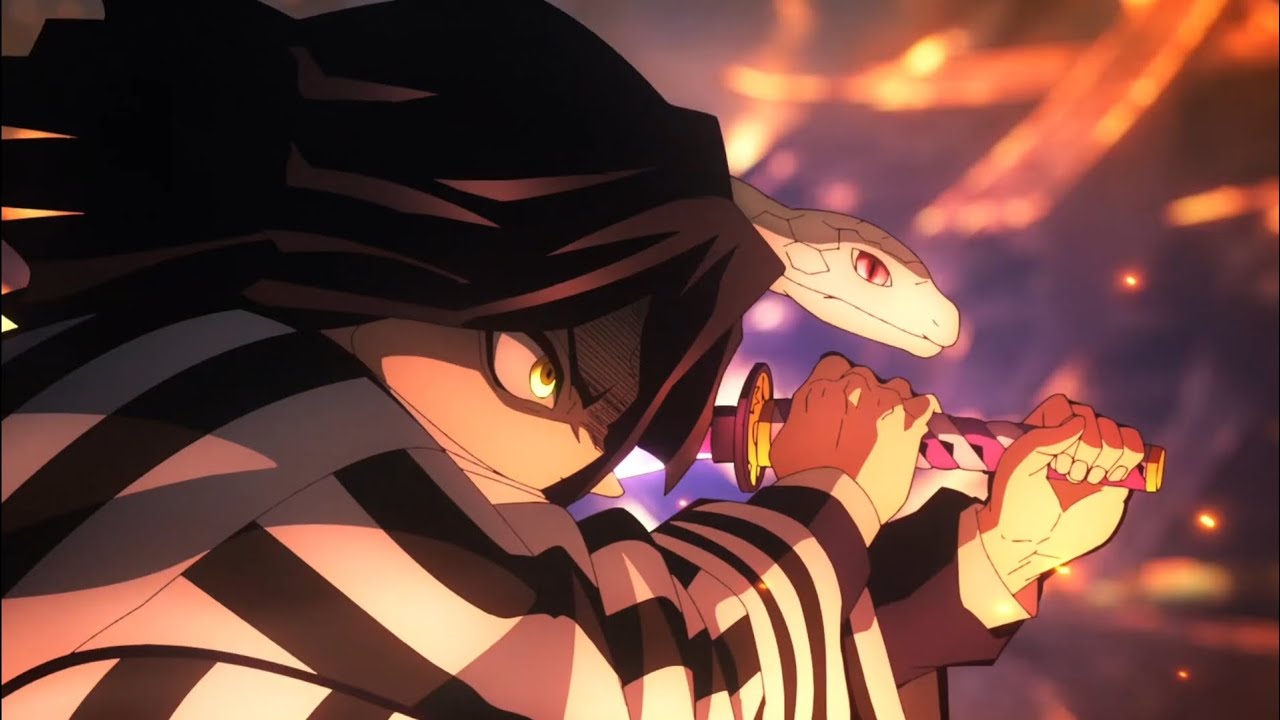 Obanai Iguro Clips For Editing I Demon Slayer Season 4 Episode 8