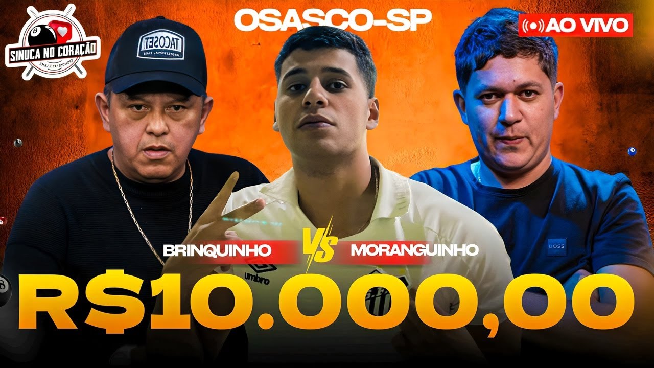 20/02 - BRINQUINHO VS MORANGUINHO - SINUCA AO VIVO EM OSASCO - NARRAÇÃO JOÃO