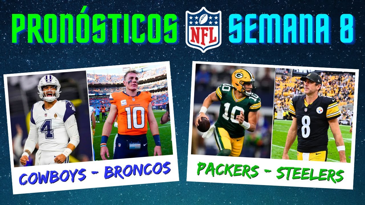 Pron&oacute;sticos SEMANA 8 | &iquest;Qui&eacute;n ganar&aacute; cada partido? | NFL 2025