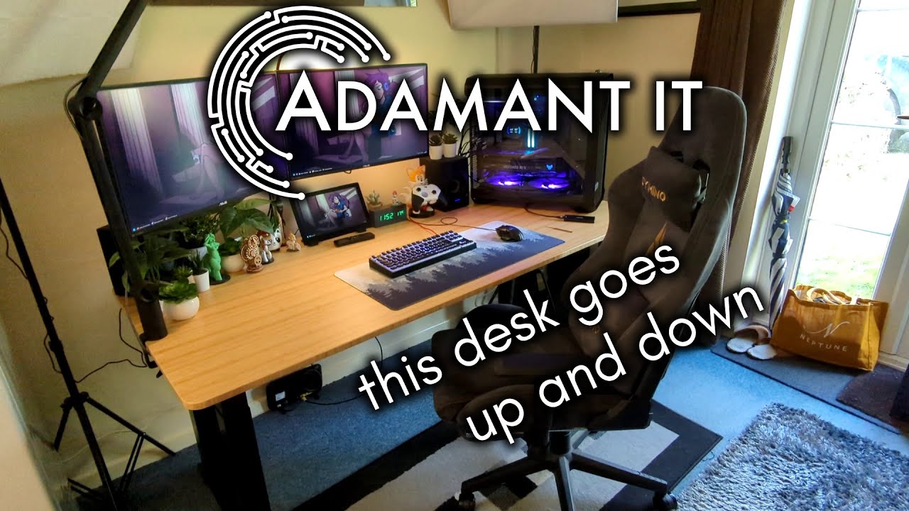 My end-game desk setup with the FlexiSpot E7 PLUS standing desk #442
