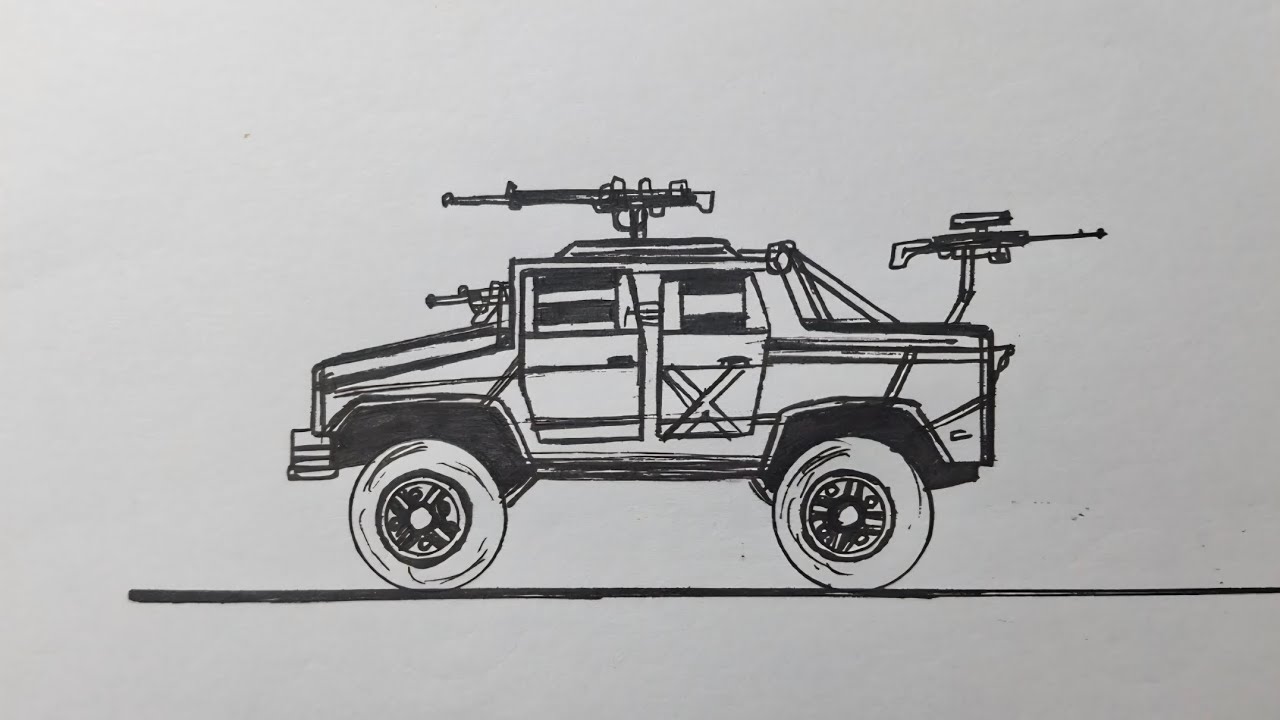 How to draw a war machine 