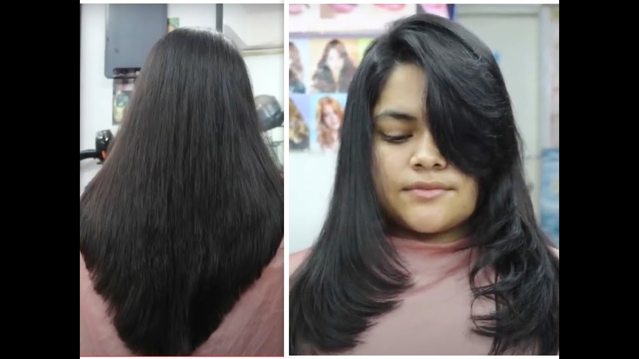 V shape layer cut