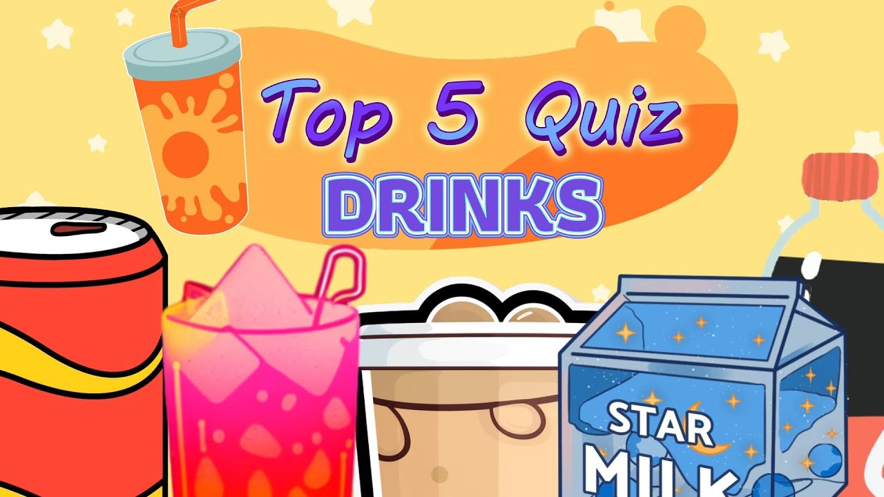 Can You Guess the #1 Drink? 🥤 TOP 5 Beverage Quiz Challenge!