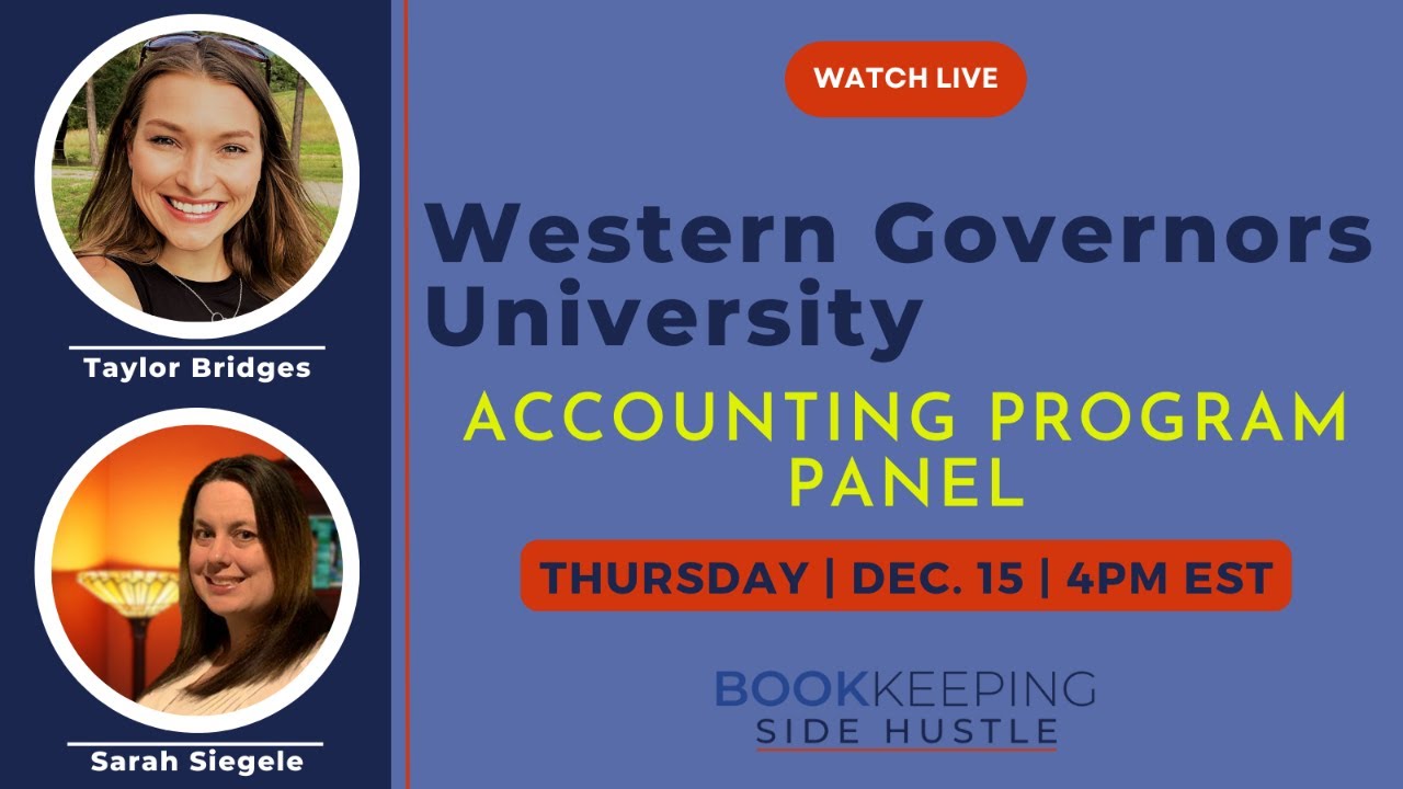 Western Governors University: Accounting Program Panel