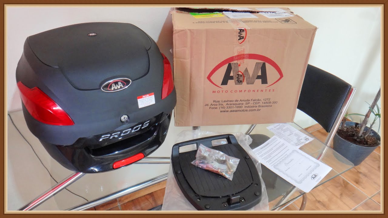 Melhor Ba&uacute; universal para moto  marca (AWA)