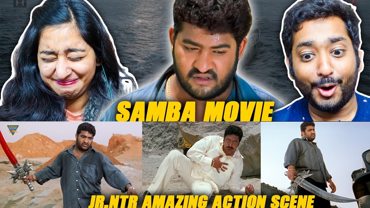 Samba Movie || Jr.NTR Amazing Action Scene || Jr. NTR, Bhumika || Shalimarcinema