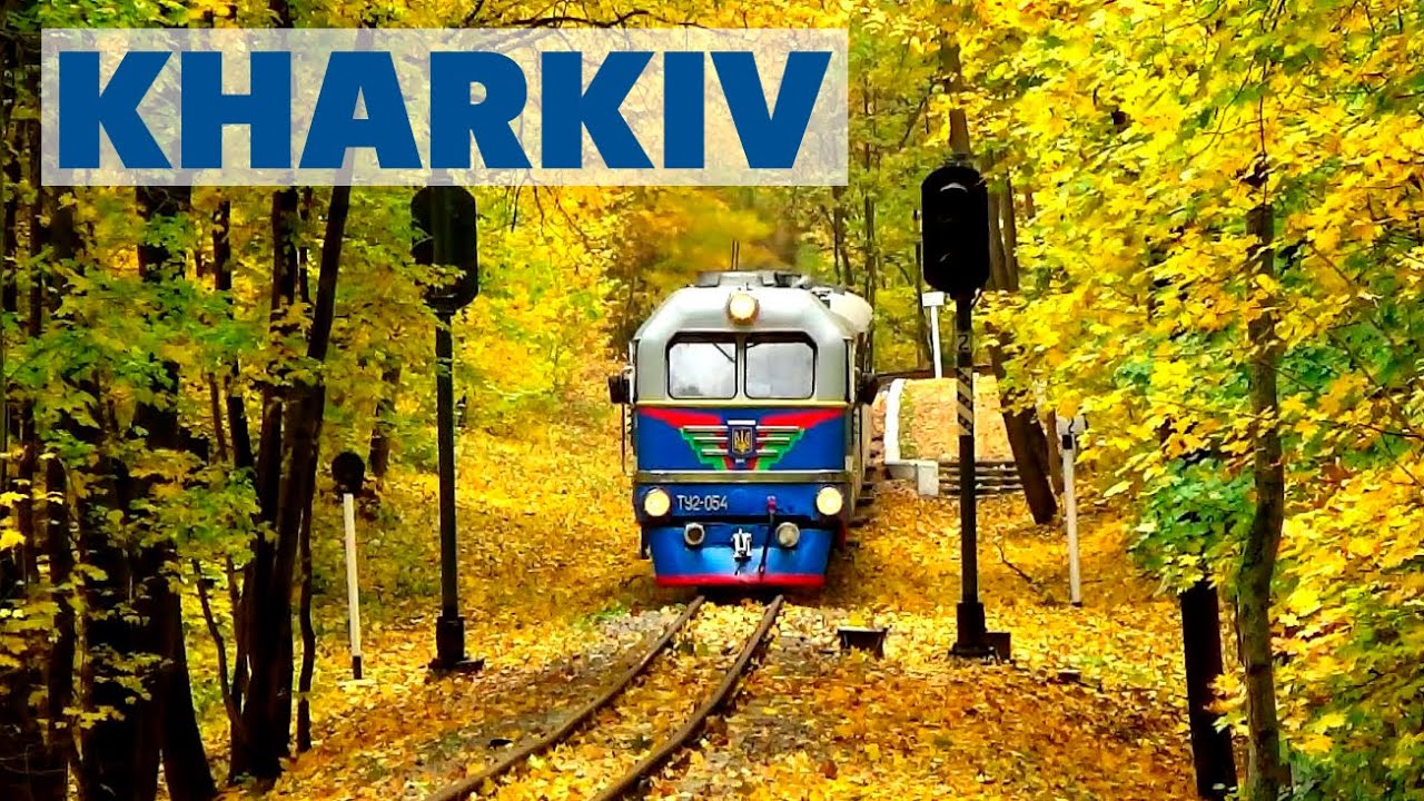 Поїзд на Парк | Мала Південна | TU2 with train | Autumn railway