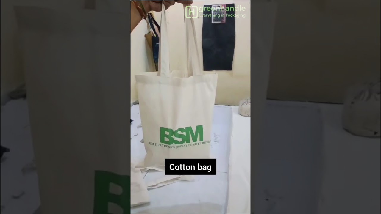Cotton Bag | Strong. Stylish. Sustainable. 🌱 #ecofriendlypackaging