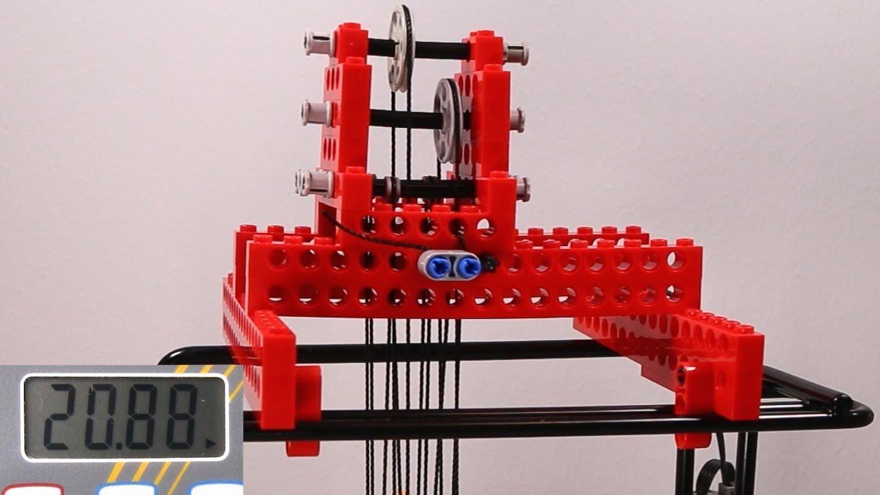 Testing Lego pulley systems
