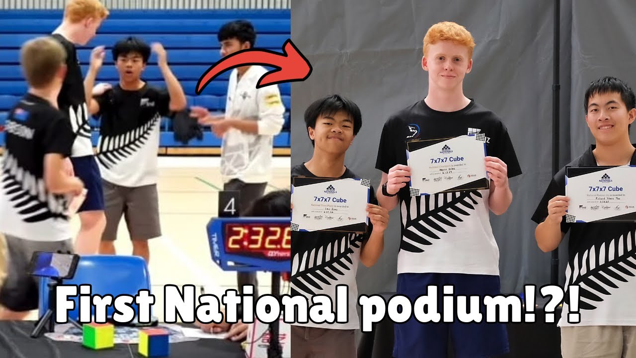 3rd at NZ Nationals 2025! | 2:37.20 7x7 Mean