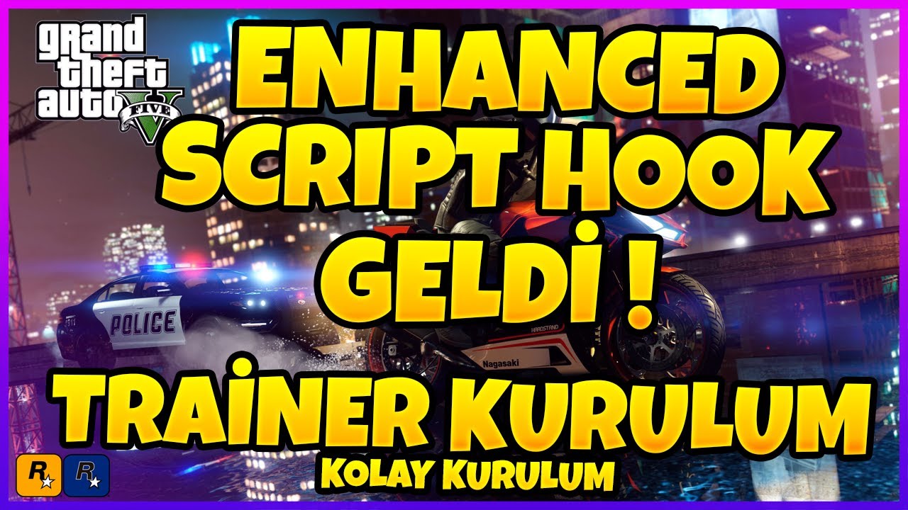GTA V ENHANCED SCRIPT HOOK GELDİ ! GTA V ENHANCED TRAINER KURULUMU 2025 #GTAV