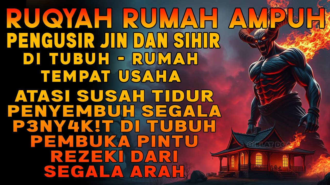 RUQYAH RUMAH PENGUSIR JIN, SETAN & SIHIR DI RUMAH & TUBUH, PENENANG HATI & FIKIRAN | ALAA AQEL