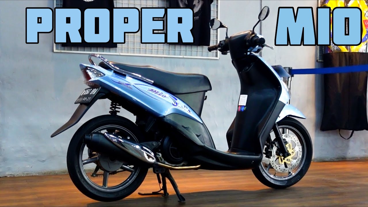 MODIFIKASI MIO SPORTY PROPER JAMAN NOW!