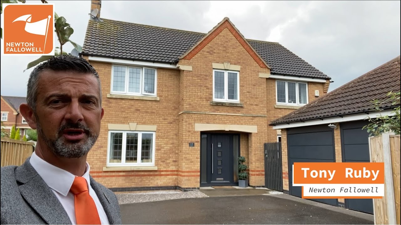 A video tour with commentary of 15 Hadleigh Close in Grantham
