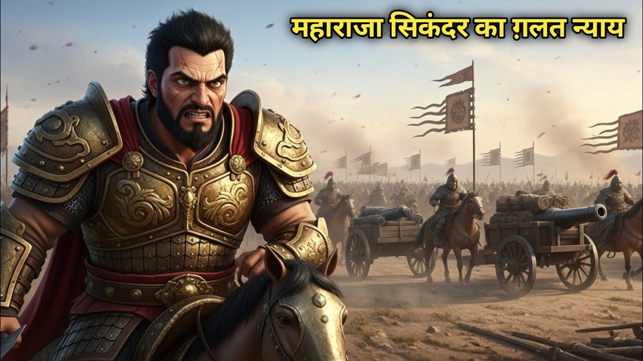 महाराजा सिकंदर का ग़लत न्याय। Moral story। Hindi story। #kahani 