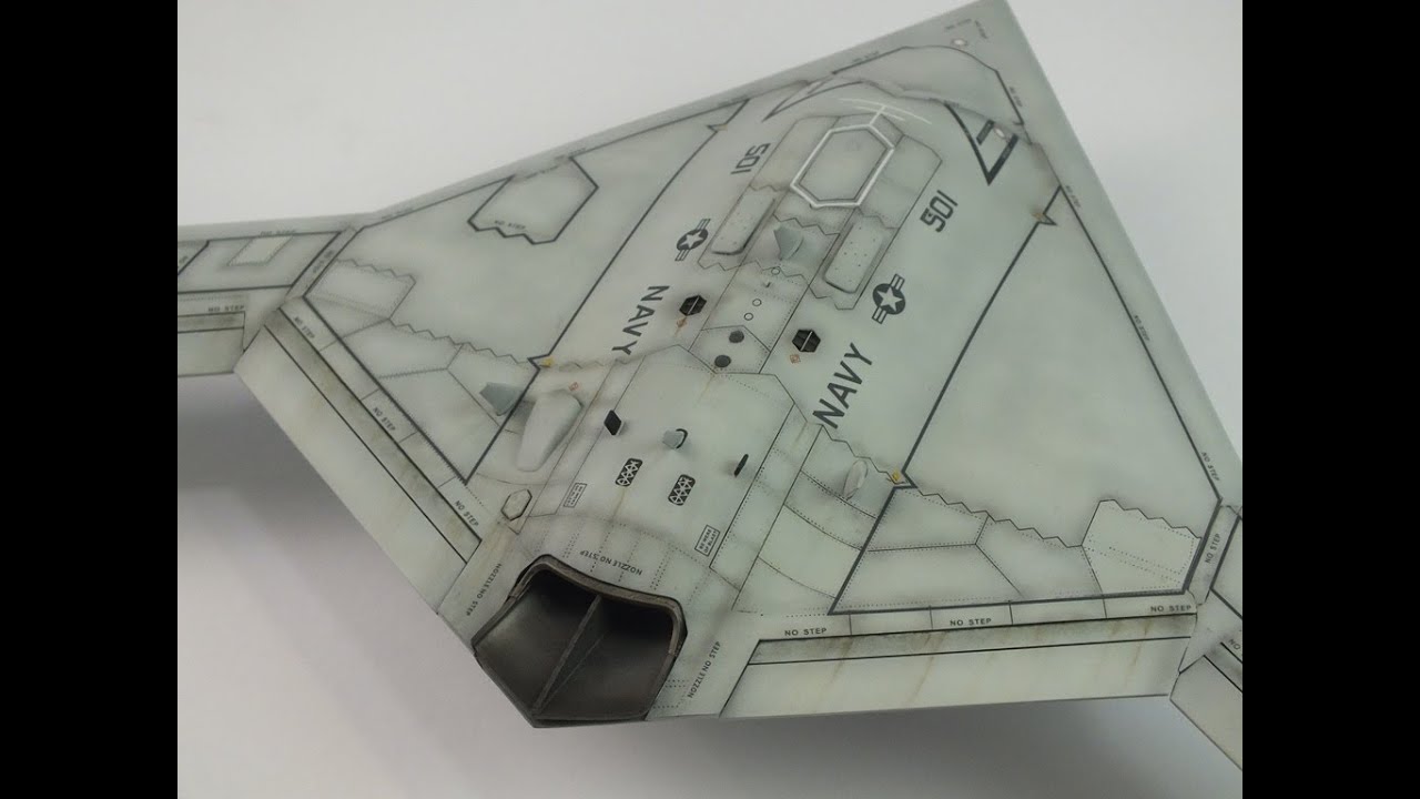 Freedom Models : X-47B : 1/48 Scale Model : Step by Step Video Build : Episode.15