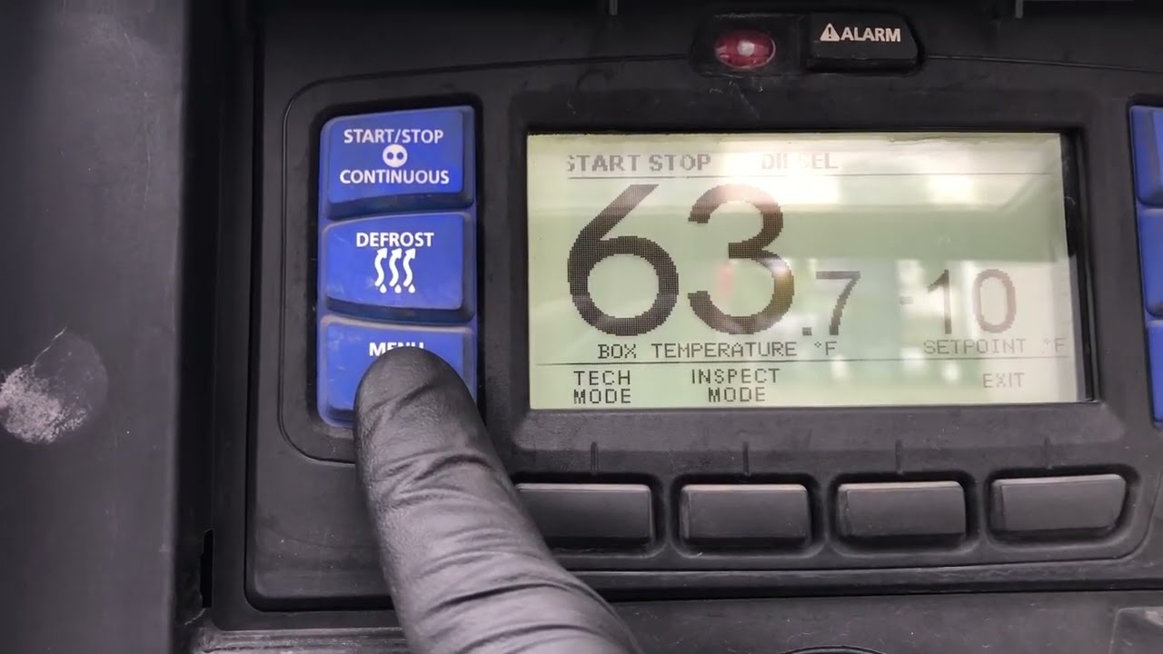 Carrier APX controller guarded menu