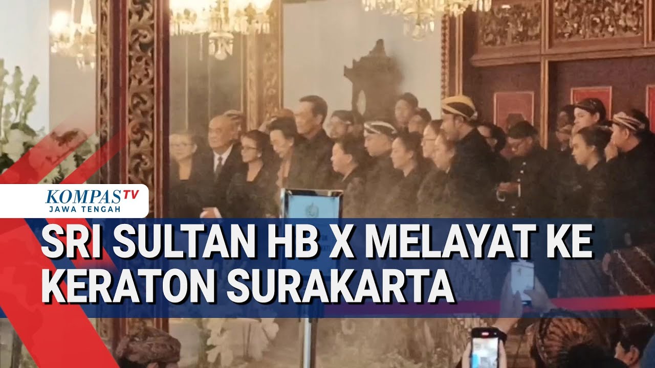 Sri Sultan Hamengkubuwono X ke Keraton Surakarta Melayat Pakubuwono XIII