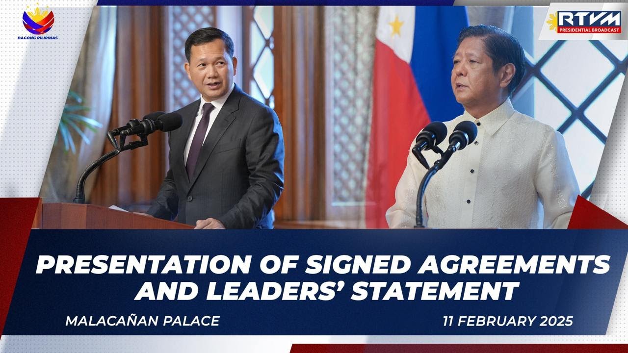 Presentation of Signed Agreements and Leaders&rsquo; Statement 02/11/2025