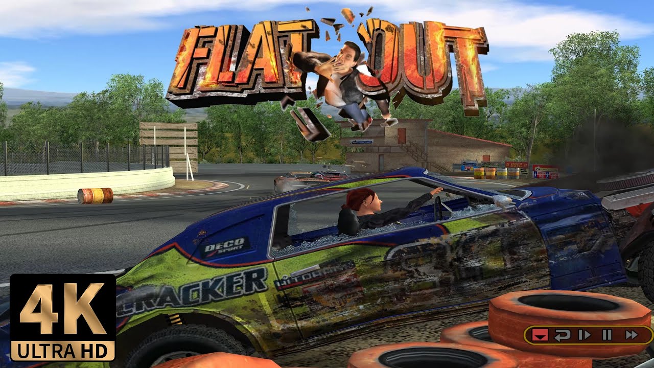 FlatOut | Bay Challenge (Bay Circuit) | PC Gameplay 4K