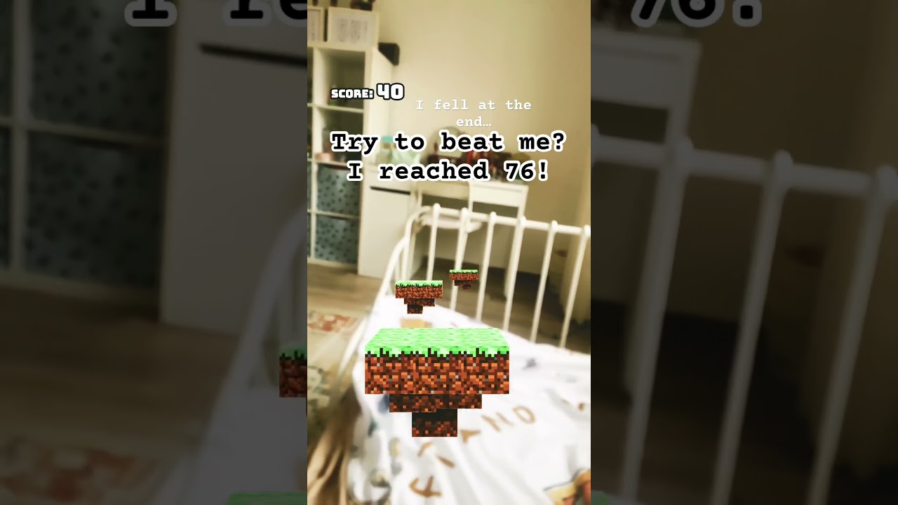 I fell at the end 