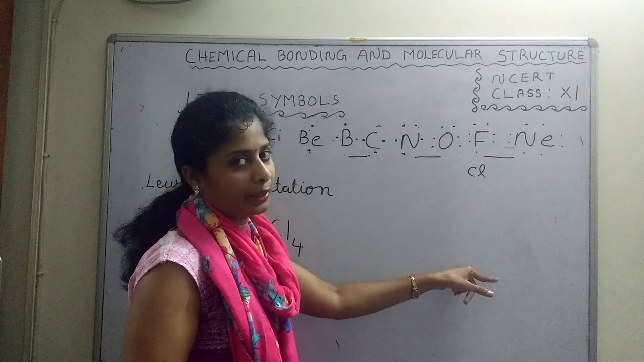 Lewis representation of CCl4 molecule