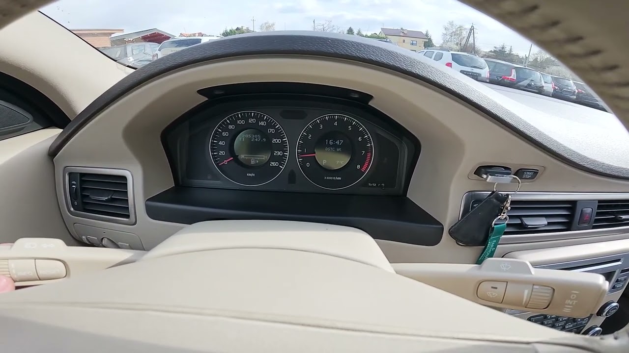 Volvo S80 II (2006-2016) &ndash; How to Navigate Instrument Cluster Menu