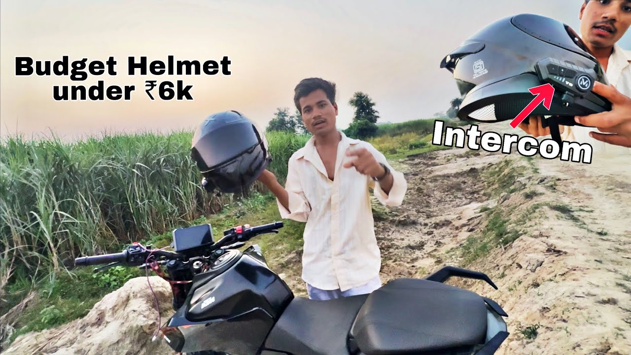 Best Helmet in Budget And Intercom Review Under ₹6k