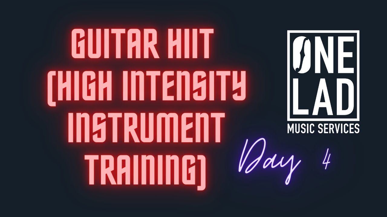 Guitar HIIT | One Lad Music Services | Day 4 - How to get better quick by using a drum machine