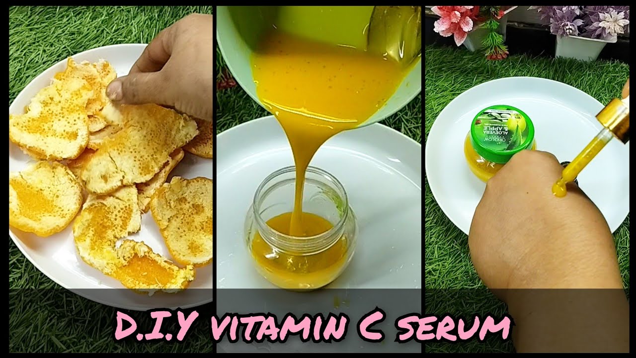 चमकदार Flawless and glowing skin ke liye घर पर ही बनाए विटामिन c सिरम। Vitamin C serum at home।